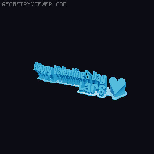 Happy Valentines Day... 3D model thumbnail