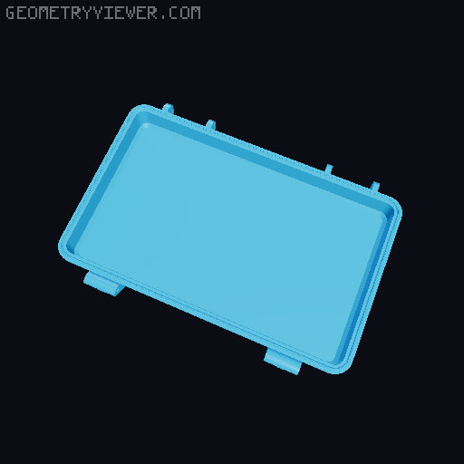 Rugged Bobbin Box 3D model thumbnail