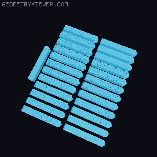 ICE WHISTLES 3D model thumbnail