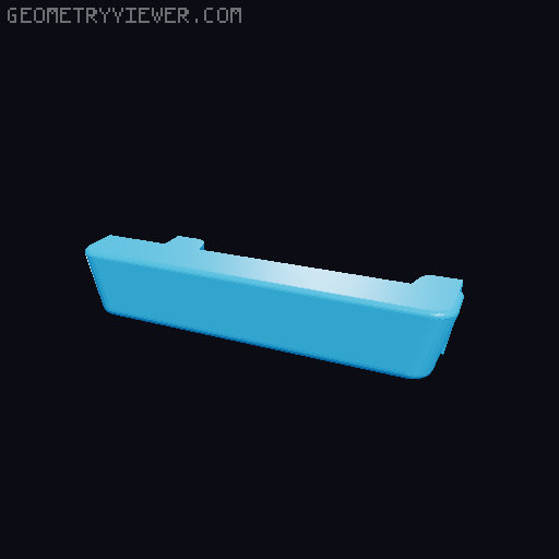 Additional SCX24 chassis parts for using Pinched Toyo body 3D model thumbnail