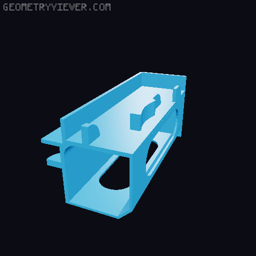 CanDo 58x19mm Plint Bits 3D model thumbnail