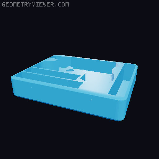 Case for cordless TONFON Hotglue Gun (Akku Heißklebepistole) 3D model thumbnail