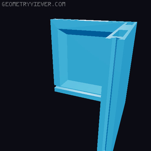 Modular Filament Rack 3D model thumbnail