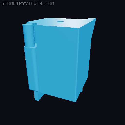 Lack Enclosure Parts for 2.5mm Plexiglass 3D model thumbnail