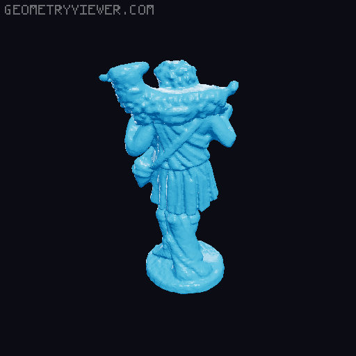 European Christmas "Pyramid" Nativity Scene 3D model thumbnail