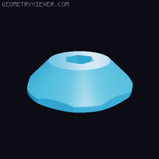 Two piece axle with teeth 3D model thumbnail