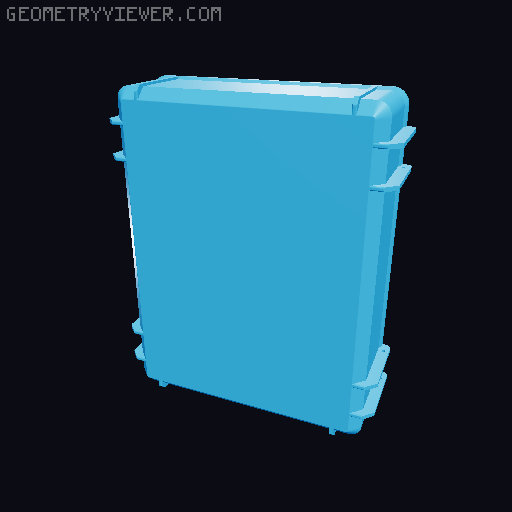 Box for keeping spiral chess pieces 3D model thumbnail