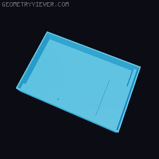 HeroQuest First Light Game Box Organizer 3D model thumbnail