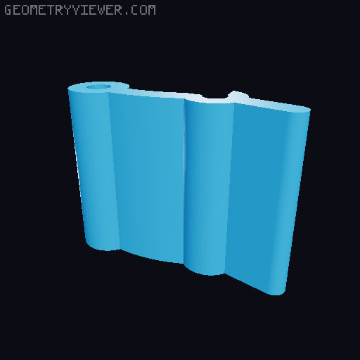 Rugged Filament Cleaner Box 3D model thumbnail