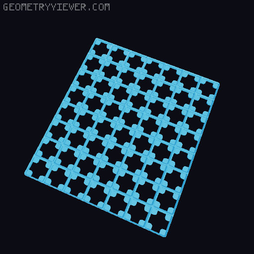 Gridfinity Embedded Magnet Base Plates 3D model thumbnail