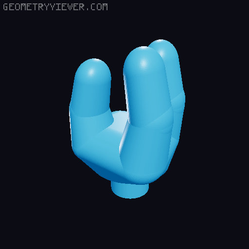 Allen the Alien parts for Minimates 3D model thumbnail