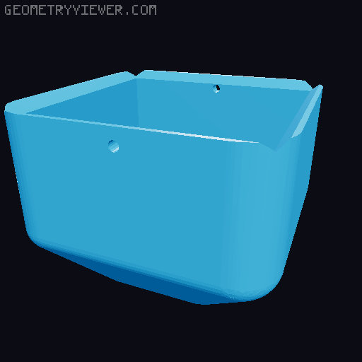 Post Cap with Drip Edge / Pfostenkappe mit Abtropfkante 3D model thumbnail