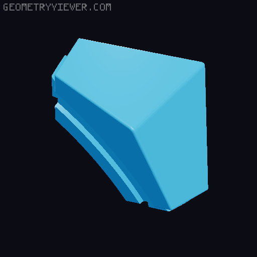 Behemoth——Twelve deep cuts form a deep cut Deltoidal Icositetrahedron. 3D model thumbnail
