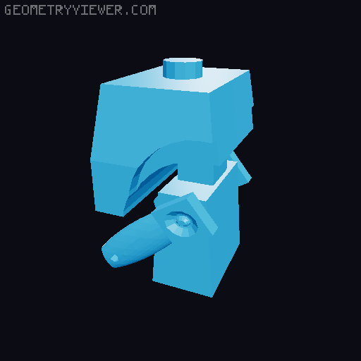 M-O bedscrapper prototype 3D model thumbnail