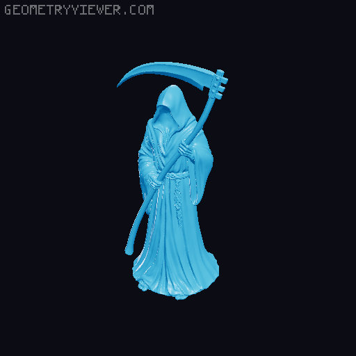 Grim Reaper Statue #RoZ 3D model thumbnail