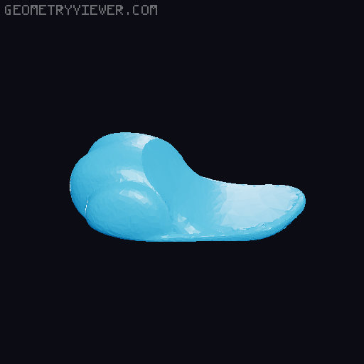 Cool Bugs Bunny  3D model thumbnail
