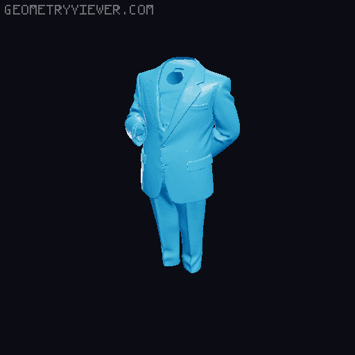 Classy Fred Flintstone  3D model thumbnail