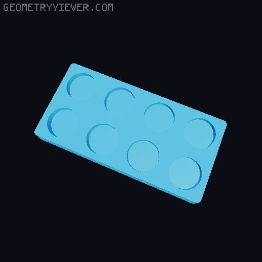 Gridfinity NUUN Tube Storage 3D model thumbnail