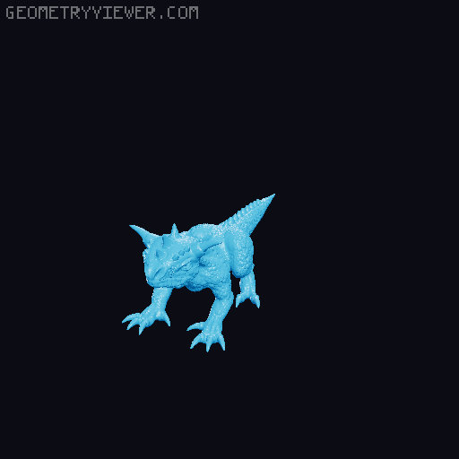 Hodag WIP 3D model thumbnail