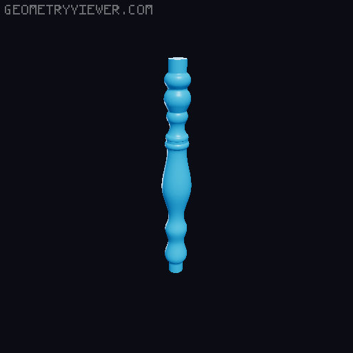 Wall Chime Clock 3D model thumbnail