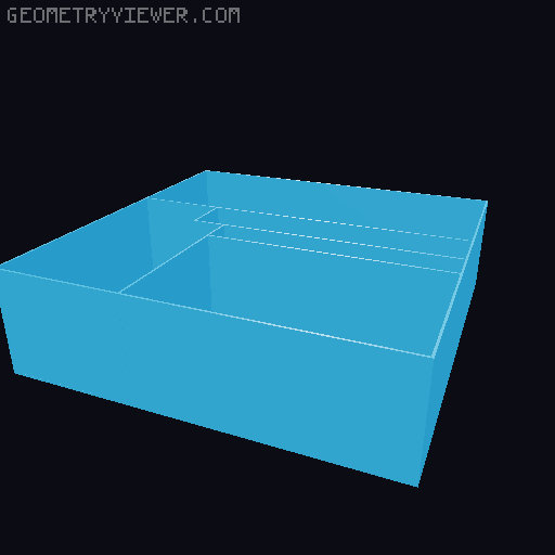 Path of Light & Shadow Box Organizer 3D model thumbnail