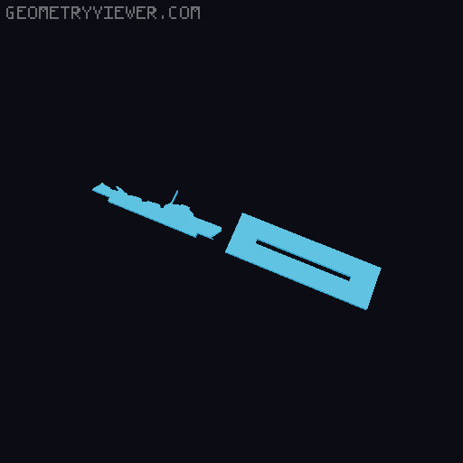 Torpedoes and Tides Standees and tools 3D model thumbnail