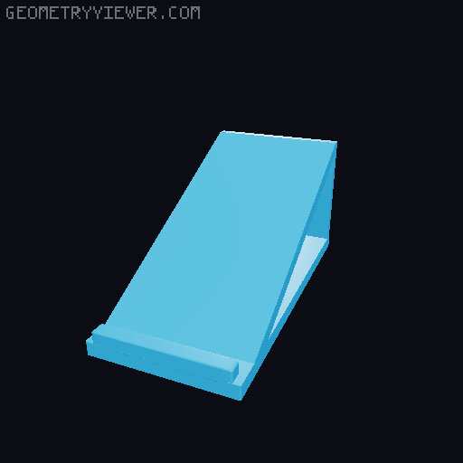 phone stand 3D model thumbnail