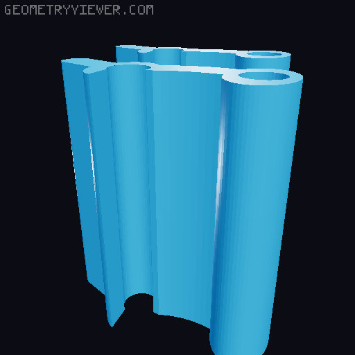 Rugged Box (Parametric) made bigger 3D model thumbnail