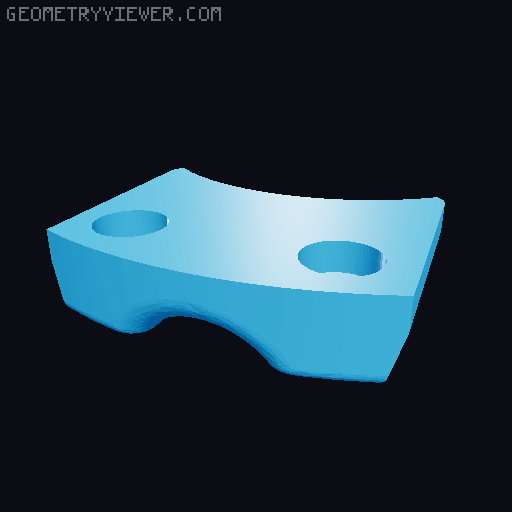 Moon Lamp Base 3D model thumbnail