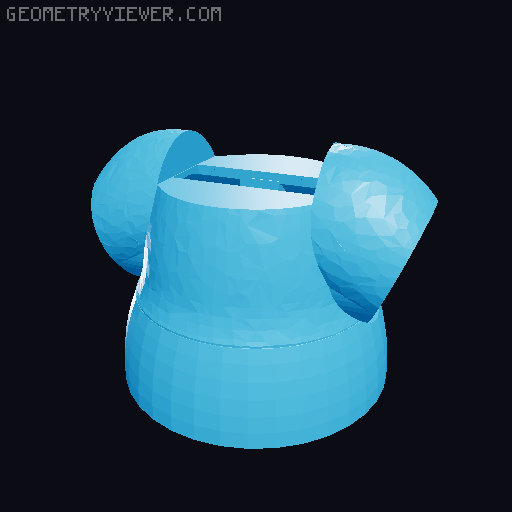 Die Simpsons Mini13 Krusty Skin 3D model thumbnail