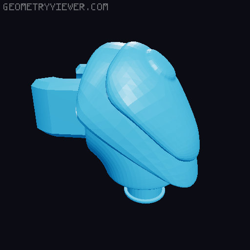 Murderbot Action Figure 3D model thumbnail