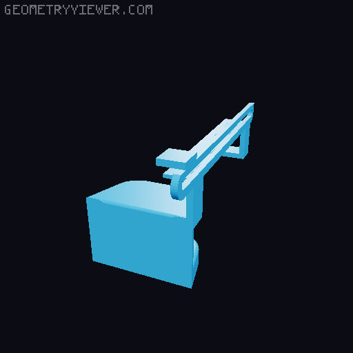 clamp on, one by Wacom, above desk slider 3D model thumbnail