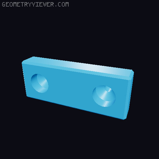 Flat-Faced Metric Screw Measuring Tool, for Pegboard, with Magnets! 3D model thumbnail