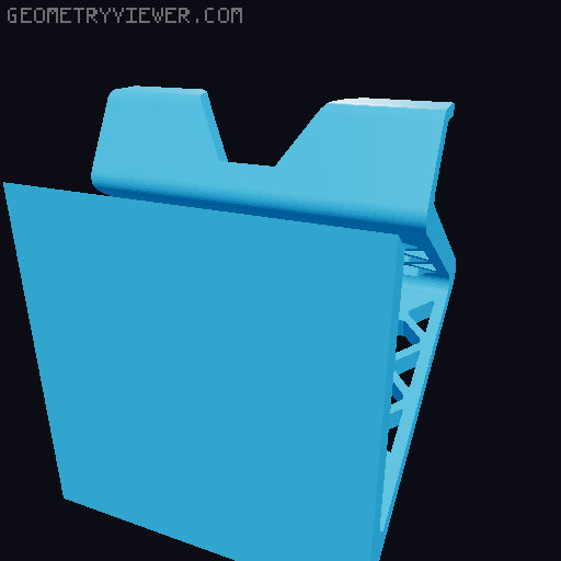 Phone Stand (printable) 3D model thumbnail