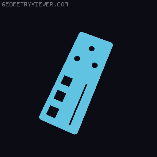 potentiometer button 3D model thumbnail