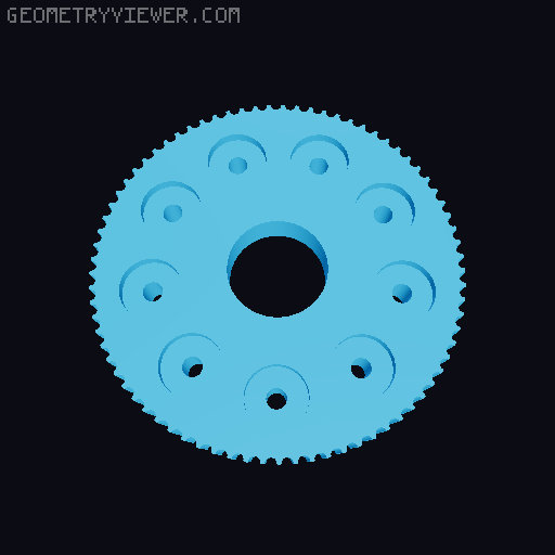 Skateboard Motor 3000W Midrive Ebike 3D model thumbnail