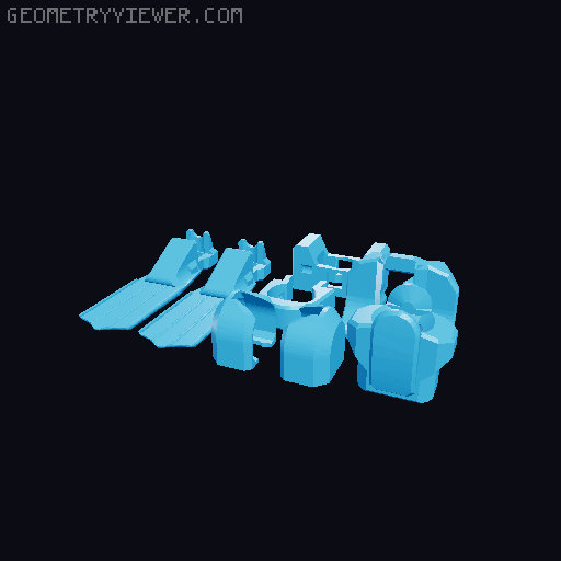 Clone Commander Monnk Dummy 13 poseable figure 3D model thumbnail