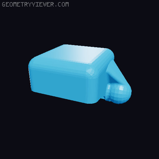 Hair Pack One for Lucky 13 3D model thumbnail