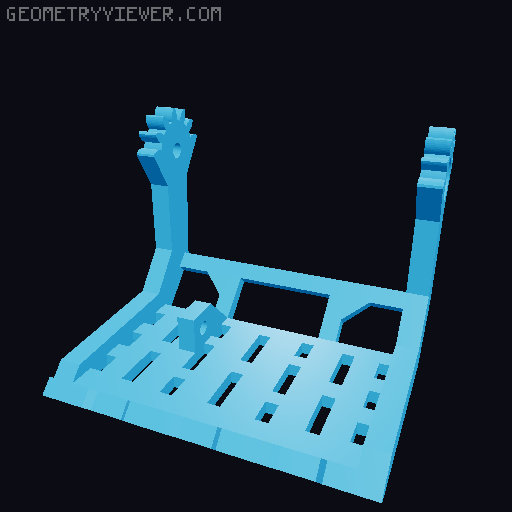 3D Printed RC Excavator (UPDATED) 3D model thumbnail