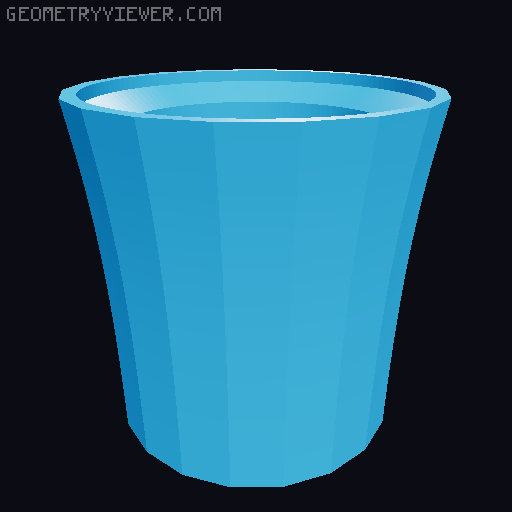 Cannabis-Coaster Plant with Hidden Storage 3D model thumbnail