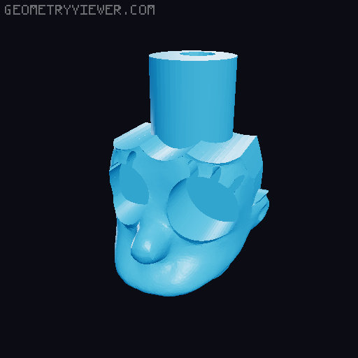 Marge Simpson Giant Minifig 3D model thumbnail
