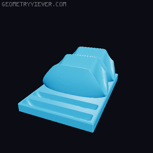 Frankenstein's Controller Stand 3D model thumbnail
