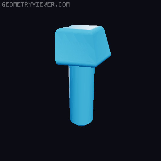 German War Hammer (15th Century) 3D model thumbnail