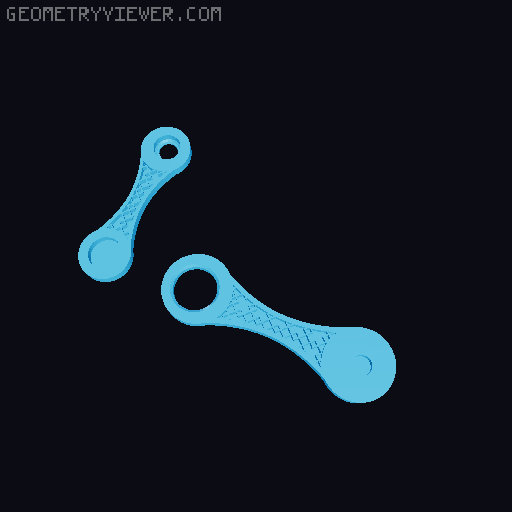 Swinging fidget 3D model thumbnail