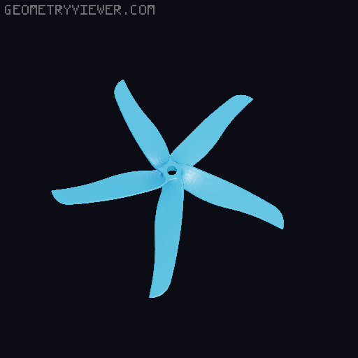  6 Inch Prop 6035 V3.1 3D model thumbnail