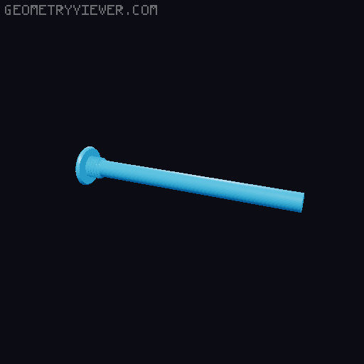 Hermione Granger's Wand Pen 3D model thumbnail