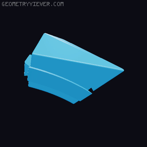 Behemoth——Twelve deep cuts form a deep cut Deltoidal Icositetrahedron. 3D model thumbnail
