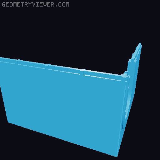 Plain Modular Terrain Walls (DND / TTRPG) 3D model thumbnail