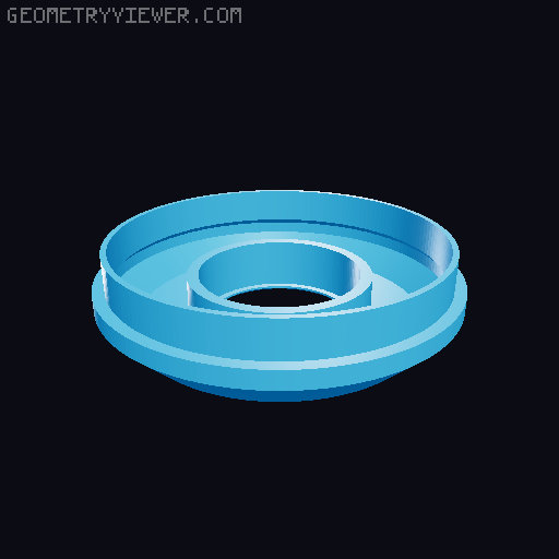 Self-Balancing Rolling Robot with bearings and counterweight 3D model thumbnail