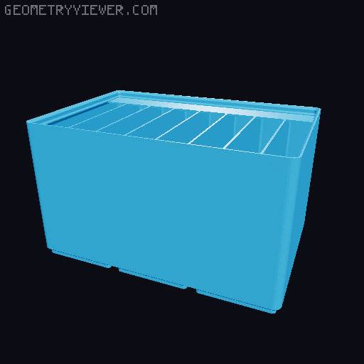 Gridfinity Ultra Light Bins - Divider Label Edition 3D model thumbnail